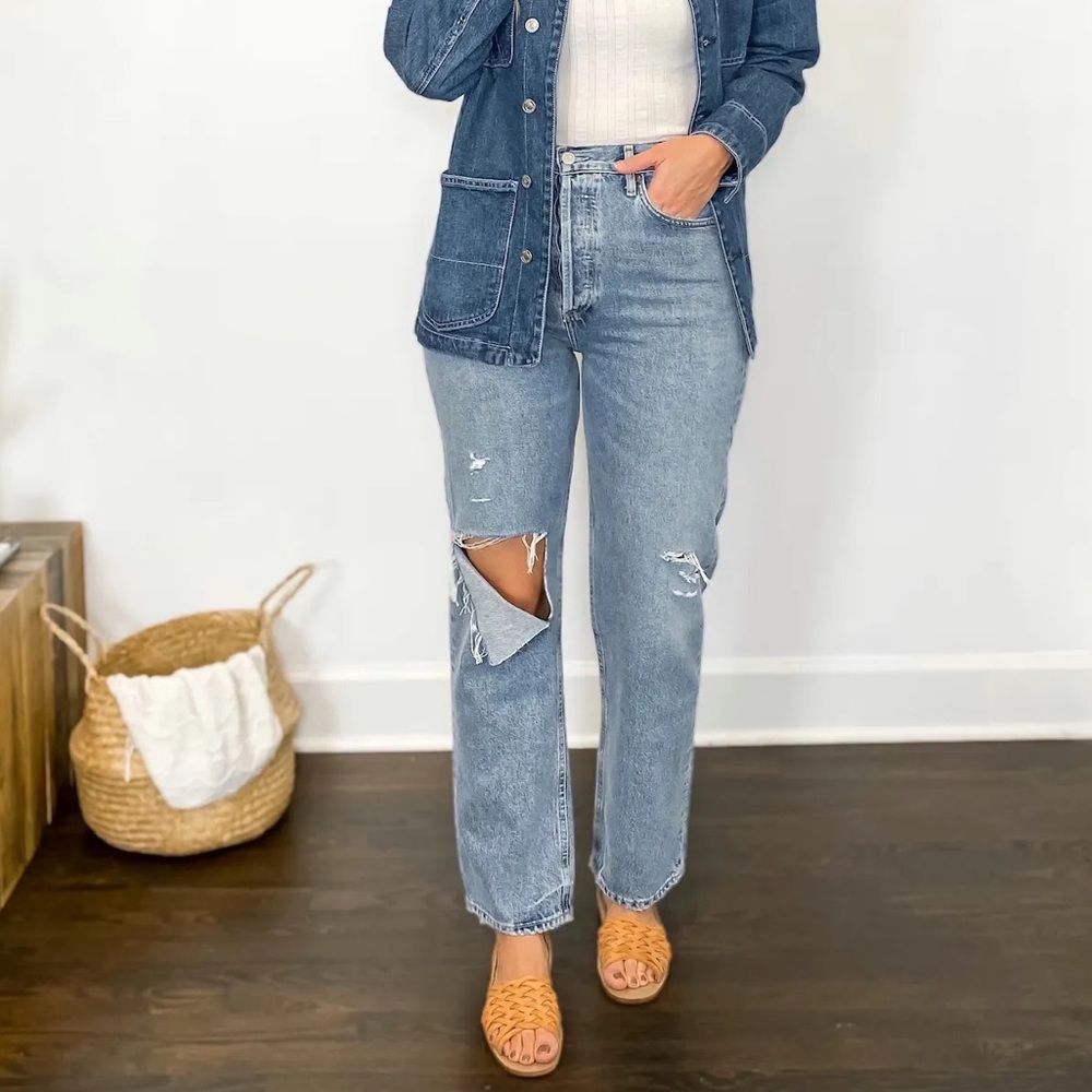 AGOLDE The 90's Pinch Waist Jeans - Picture 3 of 16